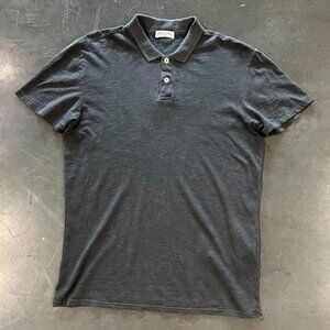 Selected Homme Organic Cotton Polo Grey • M